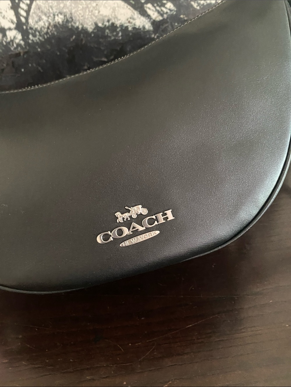 NWT Coach CT644 Pace Shoulder/Crossbody Bag in Refine Calf Leather Sv/Chalk - Picture 3 of 9
